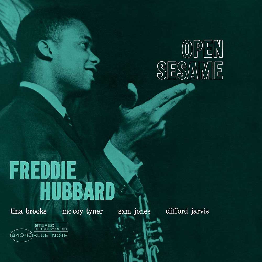 Album cover for Freddie Hubbard - Open Sesame.