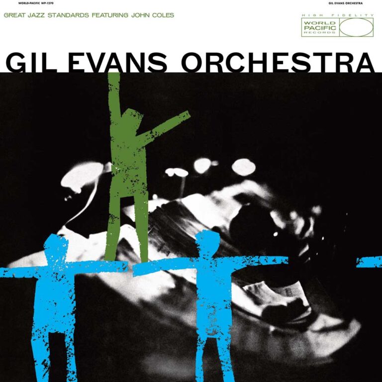 Album cover for Gil Evans Orchestra: Great Jazz Standards.